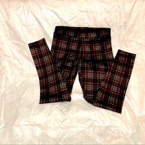 Simply Vera plaid stretch pants